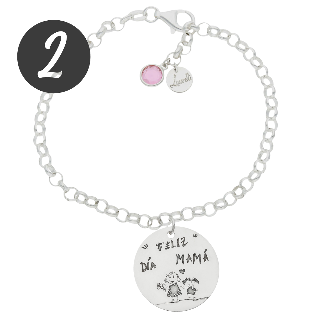 PULSERA ROLOT DIBUJA SUEÑOS PLATA LEY 925 REF. AG3223