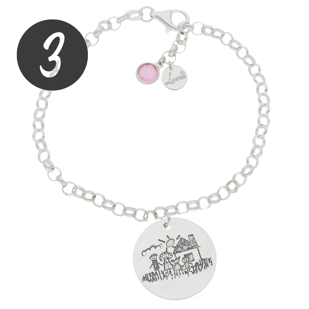 PULSERA ROLOT DIBUJA SUEÑOS PLATA LEY 925 REF. AG3223