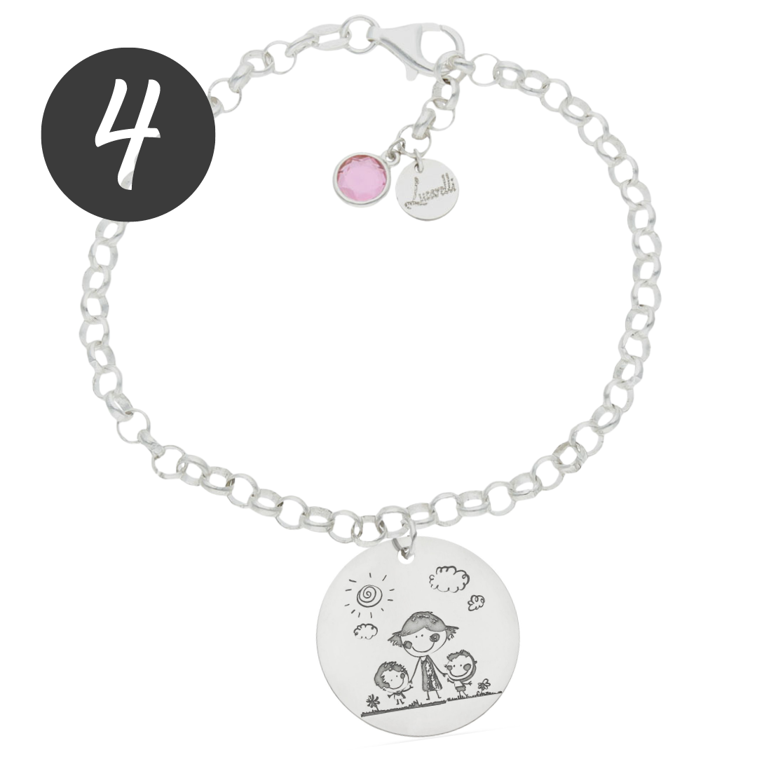 PULSERA ROLOT DIBUJA SUEÑOS PLATA LEY 925 REF. AG3223