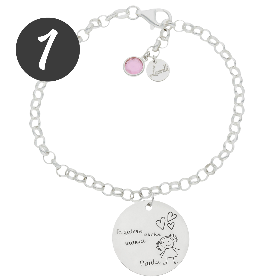 PULSERA ROLOT DIBUJA SUEÑOS PLATA LEY 925 REF. AG3223